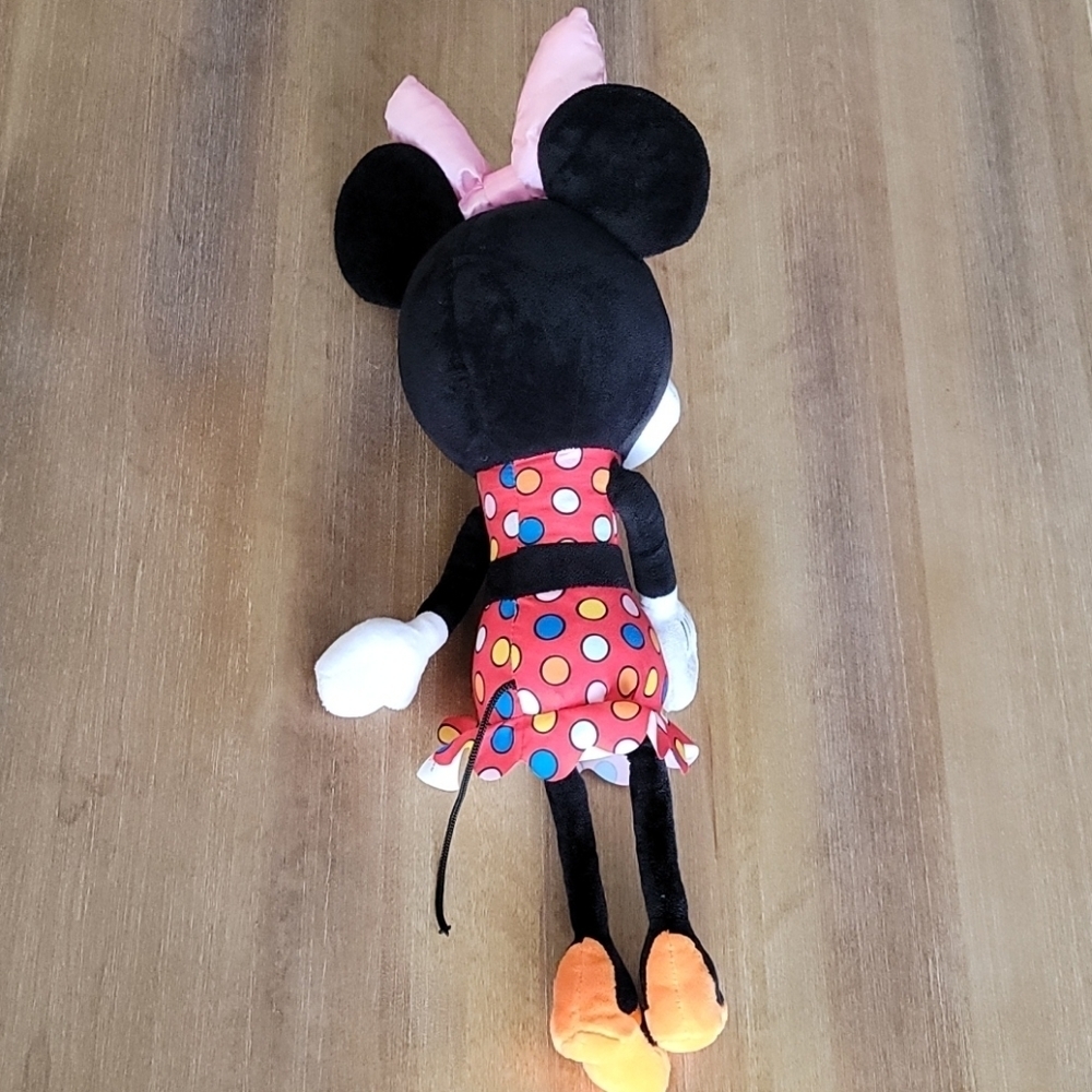 Disney Store Minnie Mouse Summer Plush Sunglasses Pink Bow 17” - Picture 3 of 8